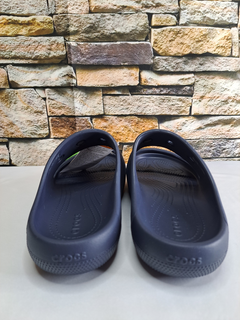 CROCS CLASSIC SLIDE SANDALS REMOVABLE JIBBITZ CHARMS UNISEX in BLEÙ MARINE NEW - Picture 5 of 16